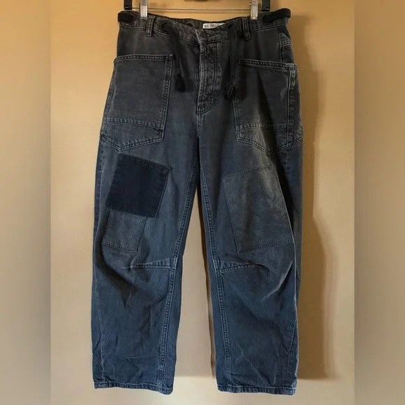 Free People x We The Free Moxie Barrel Jeans In Nighthawk - Picture 11 of 16